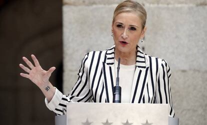 La presidenta de la Comunidad de Madrid, Cristina Cifuentes.