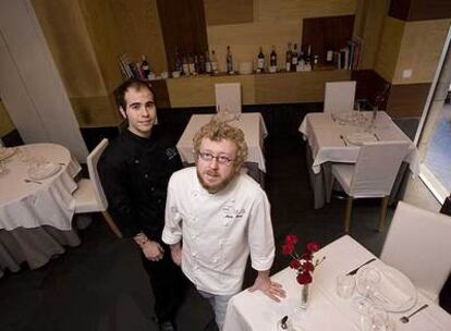 Víctor Iglesias y Luca Rodi, cocineros propietarios del restaurante Edulis.