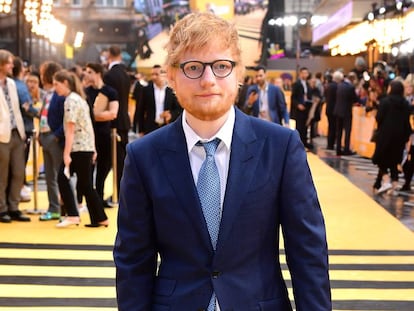 El cantante Ed Sheeran en el estreno de 'Yesterday' en Londres, el pasado jueves. 