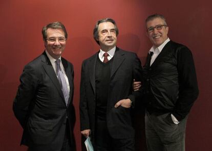 Muti, con Mortier a su derecha y Emilio Sagi