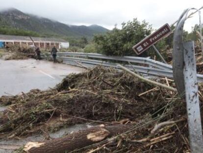 El vecino de Vilaverd que vio como el río arrastraba a su madre y a su hermano estaba evacuando a sus hijas