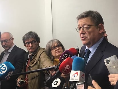 El president de la Generalitat y líder del PSPV-PSOE, Ximo Puig, este jueves.