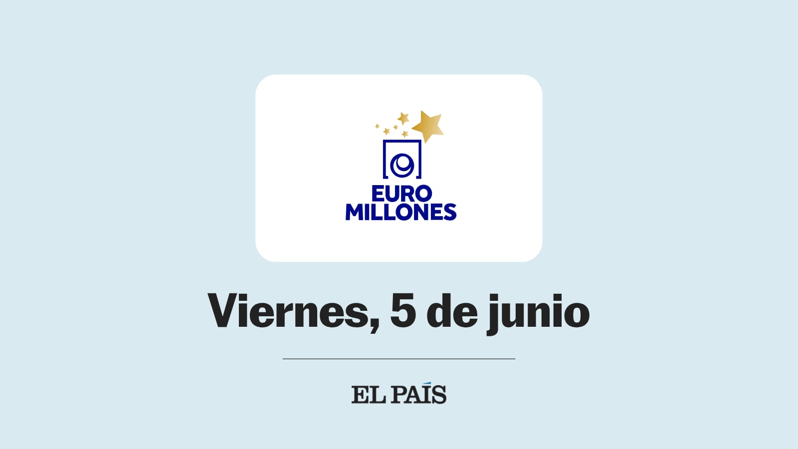 Euromillones: comprobar sorteo del viernes 5 de junio