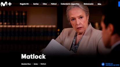 Movistar Plus sobre fondo blanco.