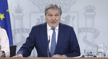 Iñigo Méndez de Vigo, tras el Consejo de Ministros el viernes