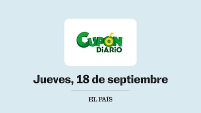 Cupón diario de la ONCE comprobar sorteo del jueves 18 de septiembre de 2025