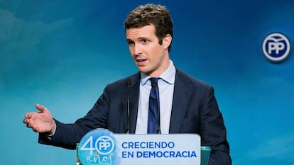 Pablo Casado, en una imagen de archivo. 