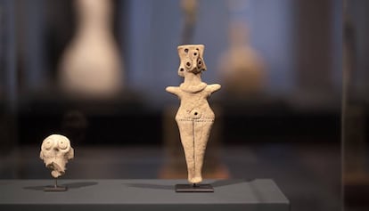 Una de les peces de l’exposició 'Sumer i el paradigma modern' a la Miró.