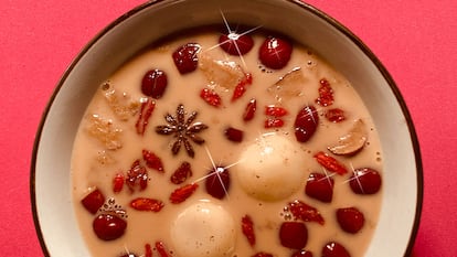 Sopa de leche vegetal del perfil de Instagram Bueno Pa Ti.