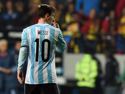 Messi, en un moment del partit.