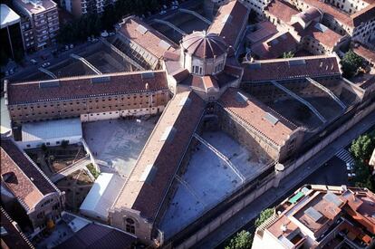 Vista a&eacute;rea de la c&aacute;rcel Modelo de Barcelona.