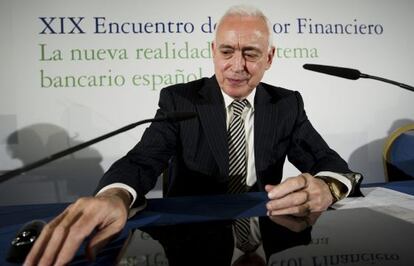 El presidente de la Asociación Española de Banca (AEB), Miguel Martín.