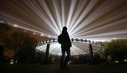 El col·lectiu londinenc d'artistes immersius Marshmallow Laser Feast.