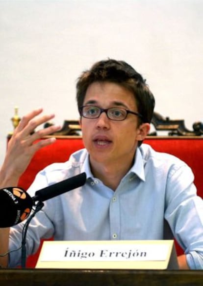 El secretario de Política de Podemos, Íñigo Errejón.