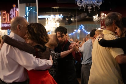 Festividades de la milonga 'Perfume de mujer', en Buenos Aires.
