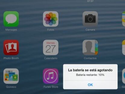 iOS 7 agota la batería de los iPhone e iPad más antiguos