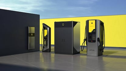 Lotus lanza una nueva solución de carga eléctrica modular para competir con Tesla
