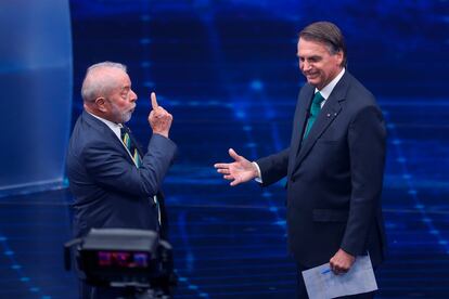 Bolsonaro y Lula da Silva