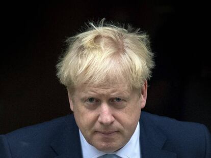 Boris Johnson, el jueves en Londres.