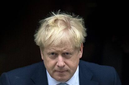 Boris Johnson, el jueves en Londres.