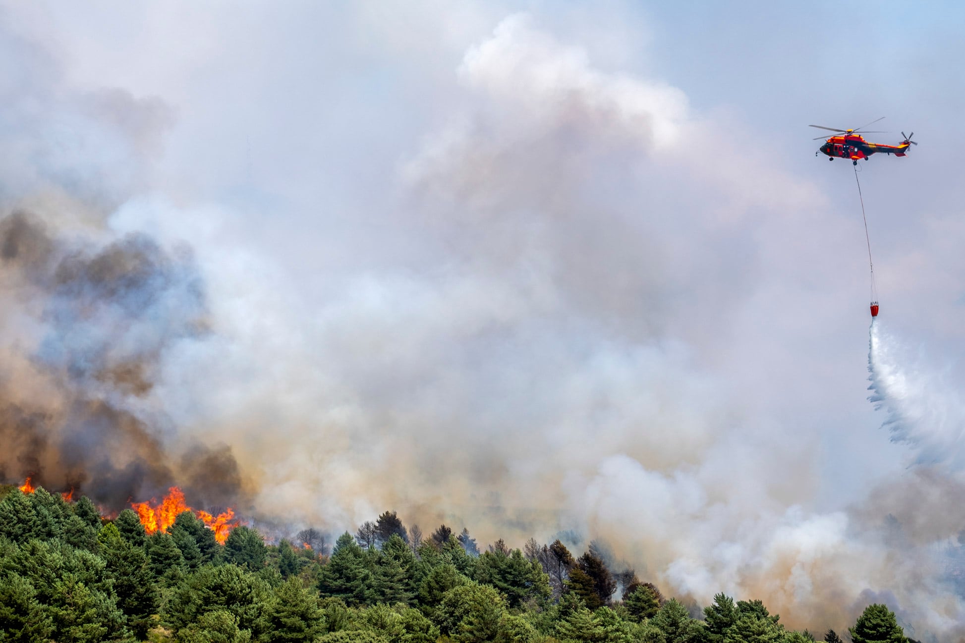 El incendio de Guadalajara roza las 30.000 hectáreas quemadas y ya hay 34 municipios desalojados