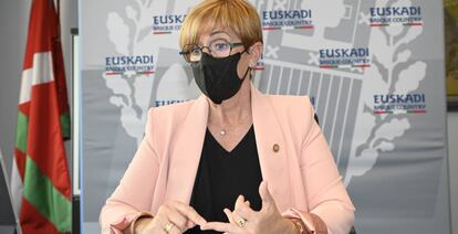 Arantxa Tapia, Consejera de Desarrollo Económico, Sostenibilidad y Medio Ambiente del Gobierno vasco.