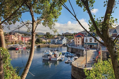 Puerto del concejo asturiano de Navia (Asturias), en 2019.