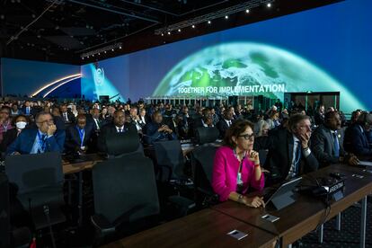 Plenario de la COP27, la cumbre de cambio climático que se celebra en la ciudad egipcia de Sharm el Sheij.