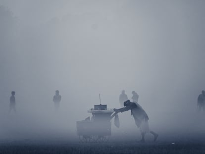 Víctimas de la contaminación en Asia.