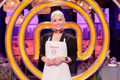 Soraya Arnelas en el plató de MasterChef.