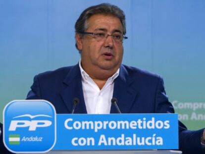El presidente del PP de Andalucía, Juan Ignacio Zoido.