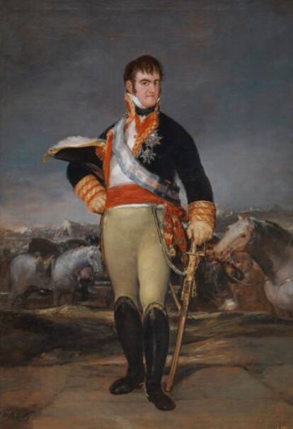 'Fernando VII en un campamento' (1815), de Goya.