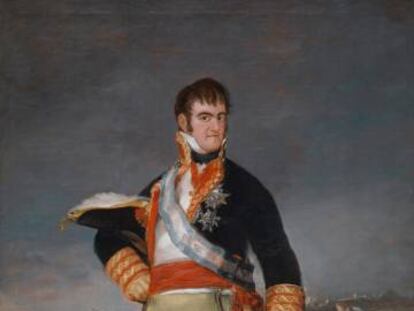 &#039;Fernando VII en un campamento&#039;, de Goya.