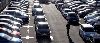 Un concesionario de Volkswagen en Madrid. &copy;Jaime Villanueva