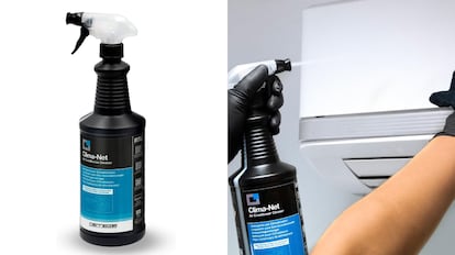 limpiador de aire acondicionado para el tratamiento de todos los sistemas de aire acondicionado.