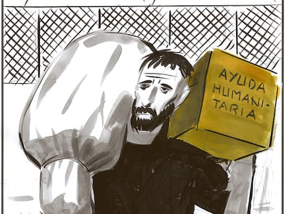 El Roto: ayuda humanitaria