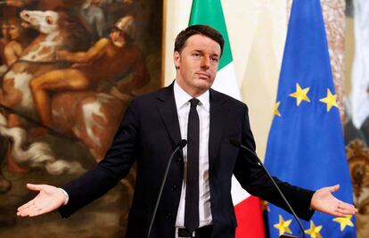 El primer ministro italiano, Matteo Renzi .