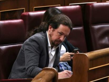 Los líderes del PSOE y Unidas Podemos hicieron esfuerzos ostensibles para evitar el contacto en el Congreso de los Diputados