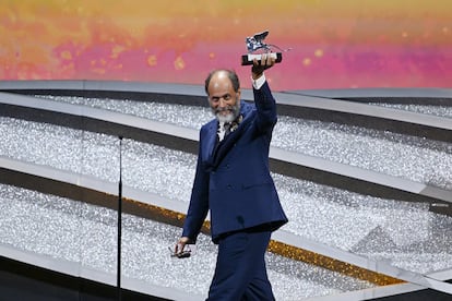 Luca Guadagnino, con el premio a la mejor dirección.