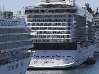 55.000 cruceristas toman Barcelona