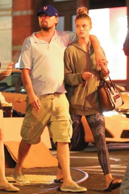 El actor y la modelo, el pasado mes de agosto por las calles de Nueva York.
