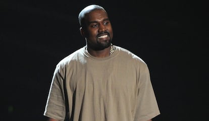 Kanye West durante los MTV Video Music Awards de 2015.