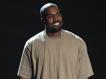 Kanye West durante los MTV Video Music Awards de 2015.
