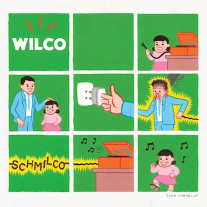 Portada de 'Schmilco', el nuevo álbum del grupo Wilco, diseñada por el ilustrador barcelonés Joan Cornellà.