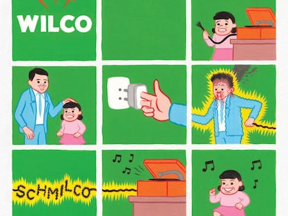 Portada de 'Schmilco', el nuevo álbum del grupo Wilco, diseñada por el ilustrador barcelonés Joan Cornellà.