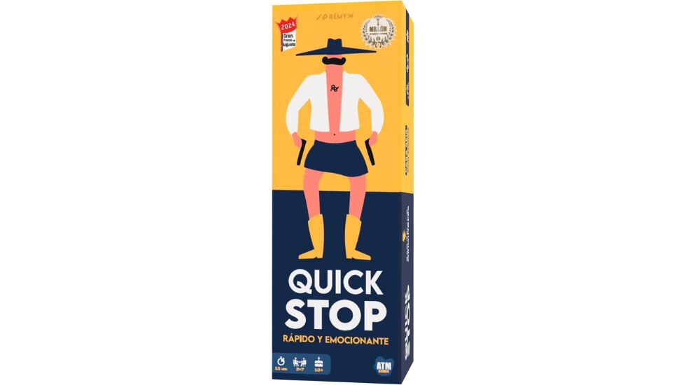 Vista del juego de mesa Quick Stop.