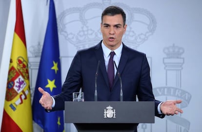 El presidente del Gobierno español, Pedro Sánchez.