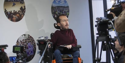 El secretario de Organización de Podemos, Pablo Echenique.