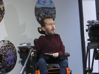 El secretario de Organizaci&oacute;n de Podemos, Pablo Echenique.