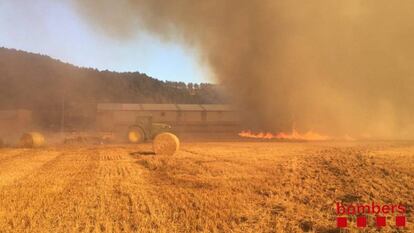 El foc a Aviny&oacute;.